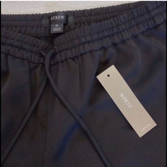 NWT J.Crew Drawstring Cuffed Crepe Pant Rare sold out - Picture 4 of 5